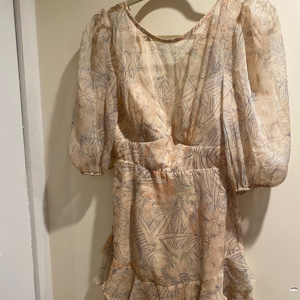 NWT Saints + Secrets Fit & Flare Floral Mini dress